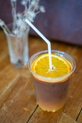 iced black coffee with orange juice recipe
