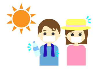 熱中症　対策　夏　マスク　heatstroke　mask