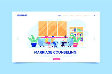 Marriage counseling landing page