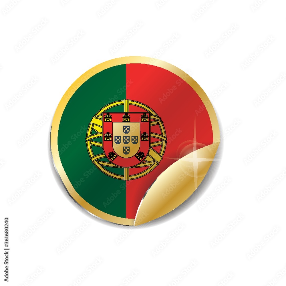 Sticker portugal flag sticker