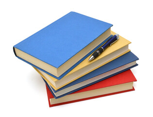 A pile of learning in class or back to school on background