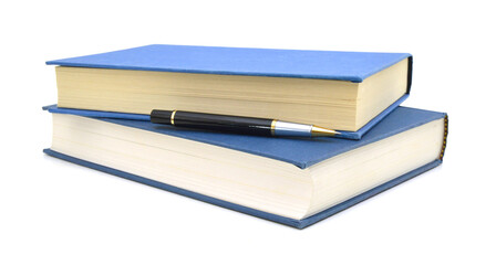 A pile of learning in class or back to school on white background