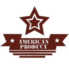 American product label