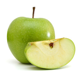 Green Apple Isolated on White