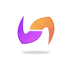 Abstract Colorful S Logo 
