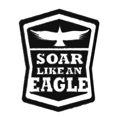 Solar like an eagle label