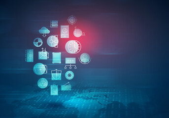 Innovative technologies image . Mixed media