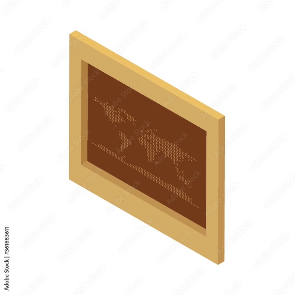 Canvas Prints isometric frames