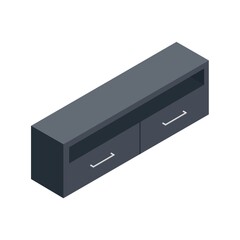 Isometric cupboard