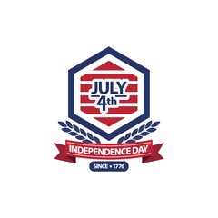 Independence day label