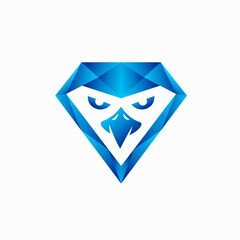 eagle diamond logo design