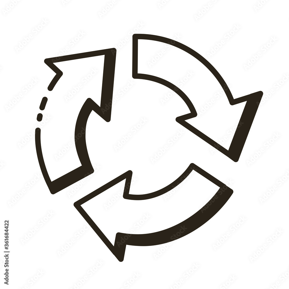 Poster arrow reload line and fill style