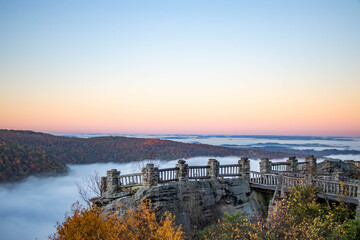 Sunrise at Coopers Rock, WV.