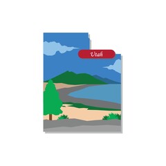 Utah state map