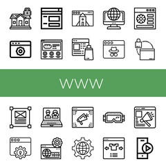 www icon set