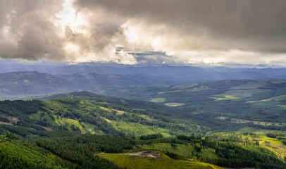 Dark Cloudy View at Silver Star