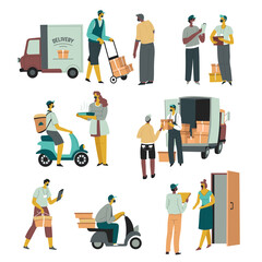 Logistics and delivery of food and orders for clients
