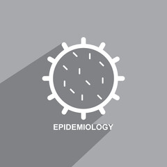 epidemiology icon, medical icon vector