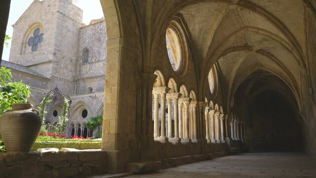Abbaye Sainte-Marie de Lagrasse in Southern France