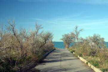 Balkhash lake, central Kazakhstan