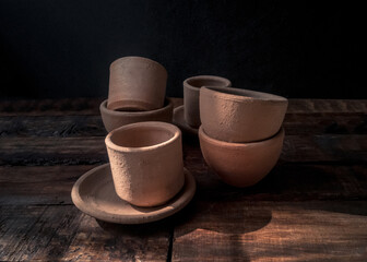 macetas de barro artesanales