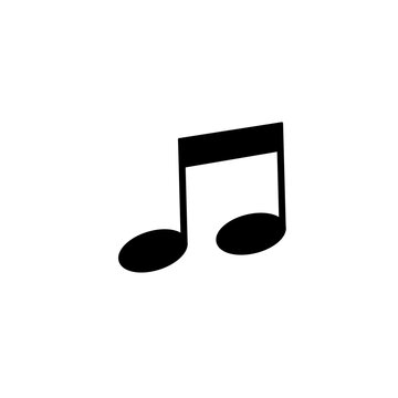 music note icon vector