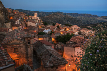 view of the old town of Bova