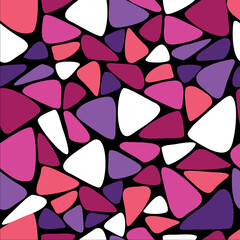 Seamless pink-purple geometric pattern