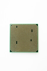 computer processor on a white background