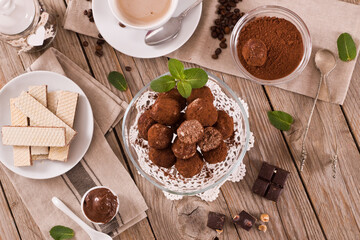 Chocolate truffles.
