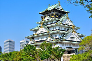 大坂城の天守閣