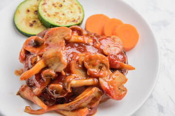 キノコハンバーグ