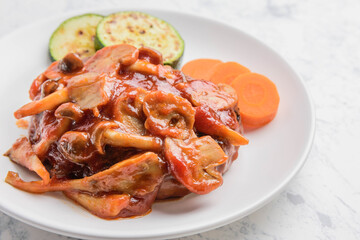 キノコハンバーグ