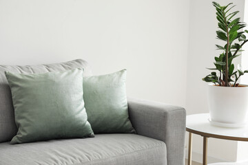 Comfortable sofa in modern room