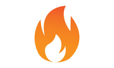 Fire burning icon. vector graphics