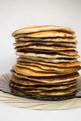stack of pancakes on a plate