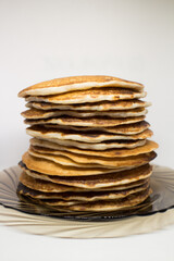 stack of pancakes on a plate