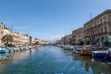 Sete town in France