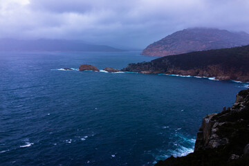 sea and mountains