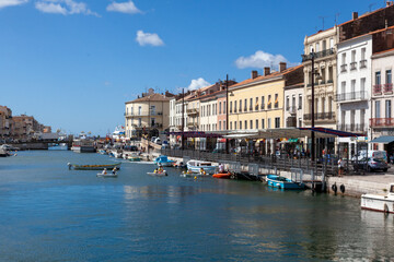 Fototapeta premium Sete town in France
