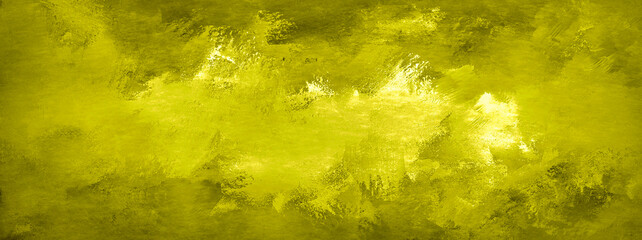 Yellow watercolor grunge background. Elegant banner design