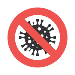 Stop the Spread of G4 Virus New Swine Flu with Pandemic Potential Icon, Sign or Clipart for Infographic and Social Media post. Vector Illustration of a G4 Virus. Can be used for digital & print