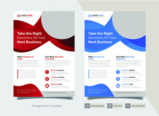 Corporate Business Flyer Template Design