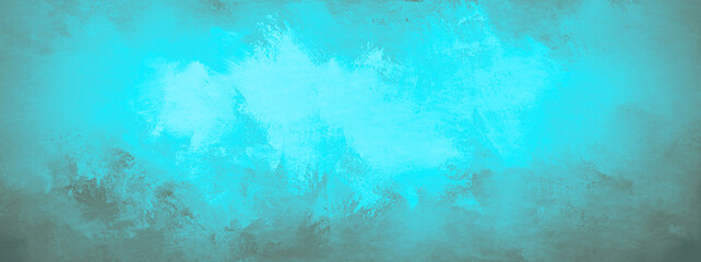 Old grunge turquoise paint spots layers texture