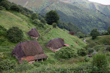 Brañas de la Pornacal en el parque nacional de Somiedo