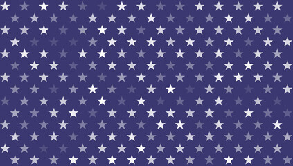 4th of July Stars and Stripes Seamless Pattern, colored as USA Flag. Red, Blue, White Stars and Lines Background for Celebration Holiday American President Day, memorial day, Vector Illustration