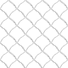 Seamless pattern abstract doodle lines, traditional geometric damask ornament white black background. Can be used for Gift wrap, fabrics, wallpapers scandinavian style Nursery decor. Vector