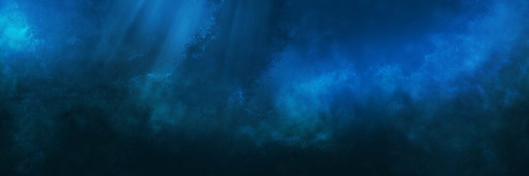 Underwater panorama background