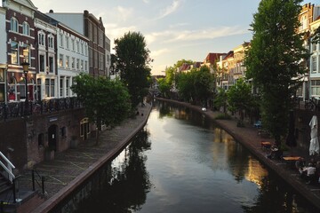 Naklejka premium Utrecht + Houten, Holland