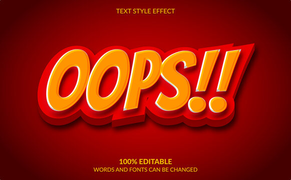 Editable Text Effect, Cartoon And Comic Text Style